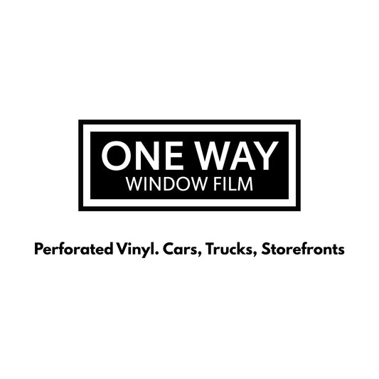 Window Perf Film - One Way View